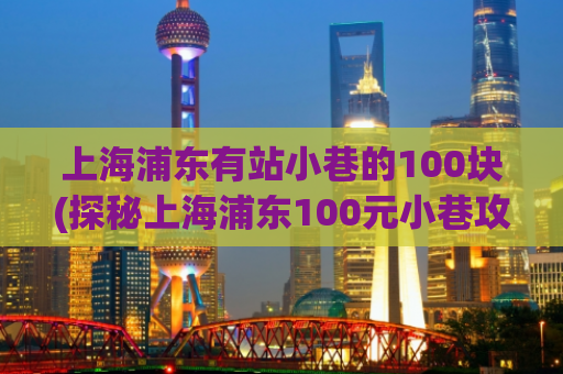 上海浦东有站小巷的100块(探秘上海浦东100元小巷攻略)