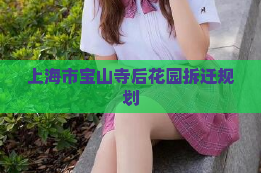 上海市宝山寺后花园拆迁规划
